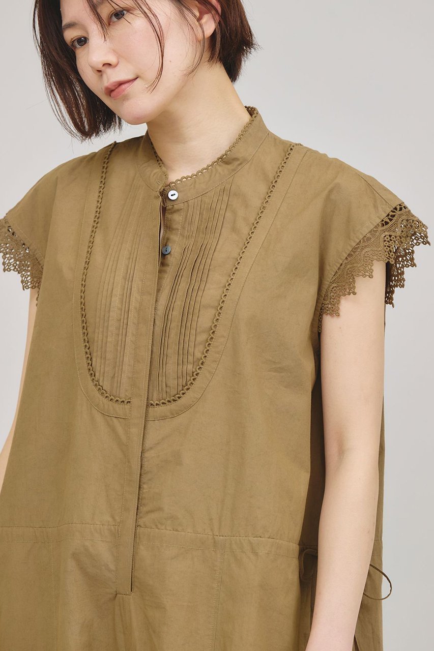 【カレンソロジー/Curensology】のコットンレースオールインワン 人気、トレンドファッション・服の通販 founy(ファニー) 　ファッション　Fashion　レディースファッション　Fashion for Women　パンツ　Pants & Trousers　アクセサリー　Fashion Accessories　インド　Indian Textile　ケミカル　Chemical, Chemical Wash　スタンド　Stand Collar, Upright Stand　ブラウジング　Blouson Silhouette, Cinched Waist　ヨーク　Yoke, Yoke Design　リラックス　Relax, Relaxed Fit　レース　Lace, Lace Fabric　夏　Summer　other-5|ID: prp329100003988828 ipo3291000000033654930