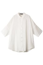 【ミズイロ インド/mizuiro ind】のhalf slv wide shirt シャツ off white|ID:prp329100003988838