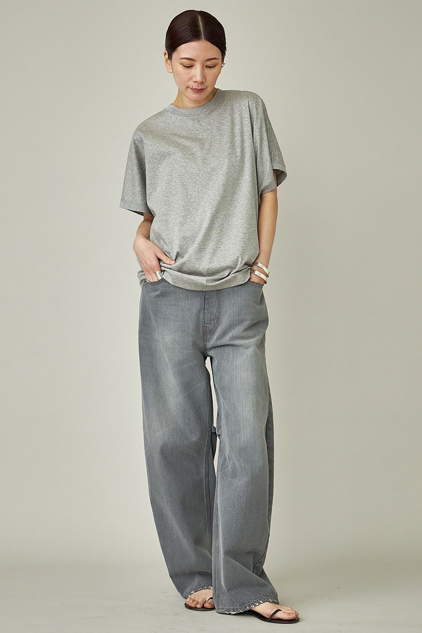 【カレンソロジー/Curensology】のオーガニックコットンスムースTシャツ 人気、トレンドファッション・服の通販 founy(ファニー) 　ファッション　Fashion　レディースファッション　Ladies' Fashion Online　トップス・カットソー　Tops/Tshirt　シャツ/ブラウス　Shirts/Blouses　ロング / Tシャツ　T-Shirts　カットソー　Cut and Sewn　おすすめ　Recommend　アクセサリー　Accessories　ショート　Short　シンプル　Simple　スリーブ　Sleeve　フレアースカート　Flared Skirt　フレンチ　French　ブラウジング　Browsing　ボトム　Bottom　ワイド　Wide　other-4|ID: prp329100003988849 ipo3291000000032615227