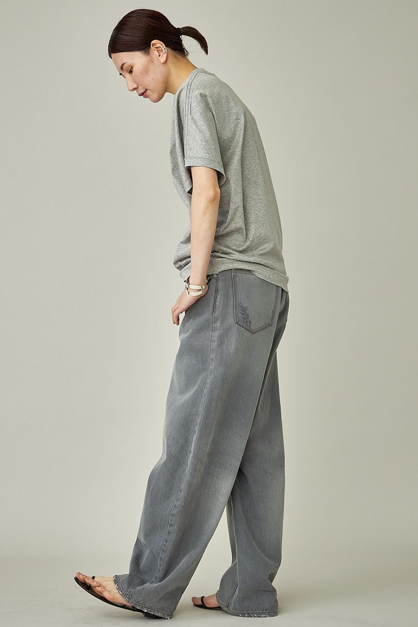 【カレンソロジー/Curensology】のオーガニックコットンスムースTシャツ 人気、トレンドファッション・服の通販 founy(ファニー) 　ファッション　Fashion　レディースファッション　Ladies' Fashion Online　トップス・カットソー　Tops/Tshirt　シャツ/ブラウス　Shirts/Blouses　ロング / Tシャツ　T-Shirts　カットソー　Cut and Sewn　おすすめ　Recommend　アクセサリー　Accessories　ショート　Short　シンプル　Simple　スリーブ　Sleeve　フレアースカート　Flared Skirt　フレンチ　French　ブラウジング　Browsing　ボトム　Bottom　ワイド　Wide　other-5|ID: prp329100003988849 ipo3291000000032615228