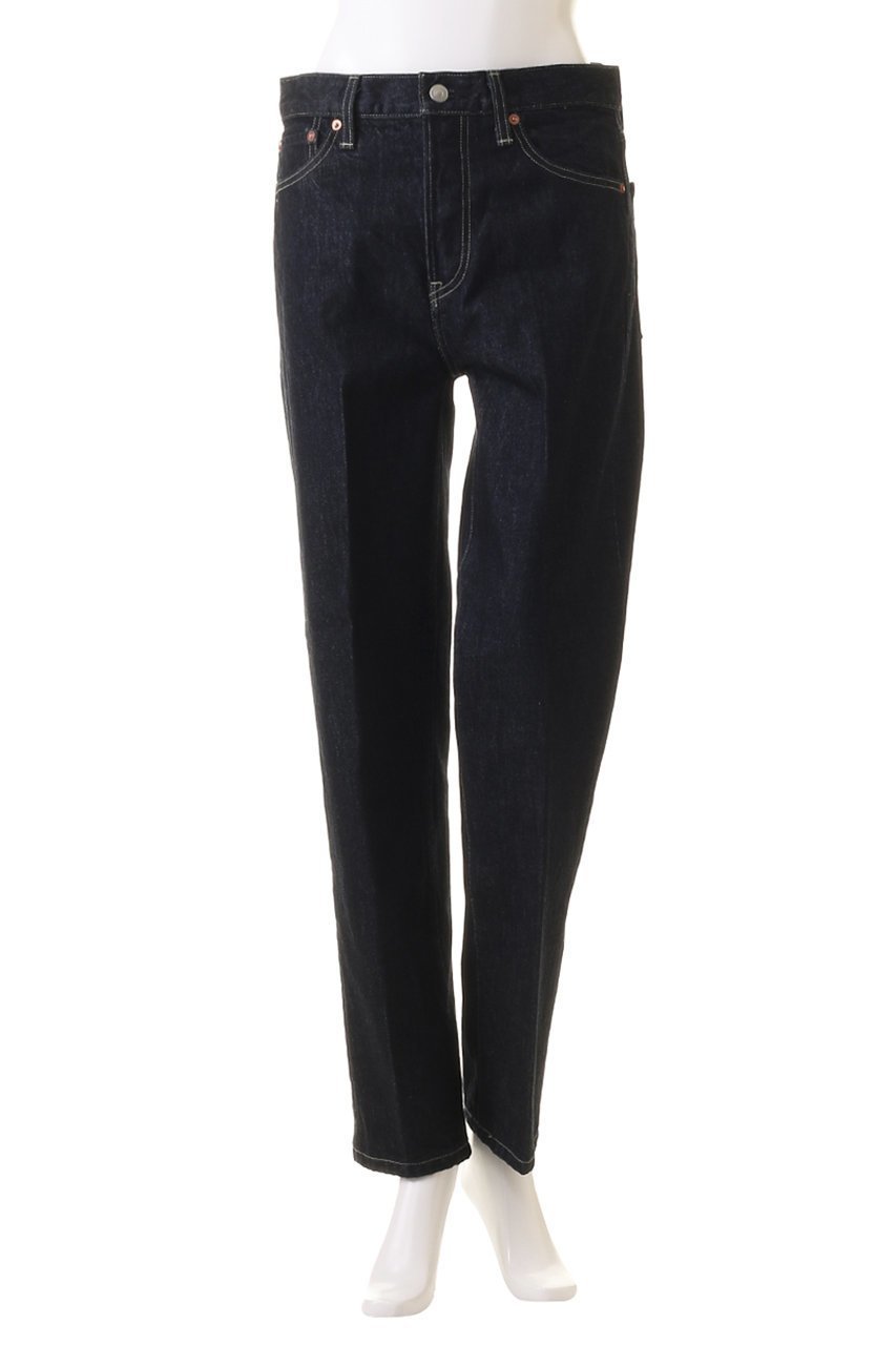 【エブール/ebure】のウォッシュドデニム ストレートパンツ 人気、トレンドファッション・服の通販 founy(ファニー) 　ファッション　Fashion　レディースファッション　Ladies' Fashion Online　パンツ　Pants　デニムパンツ　Denim Pants　ストレート　Straight　センター　Center　デニム　Denim　パターン　Pattern　フィット　Fit　ミドル　Middle　ユーズド　Used　定番　Standard　other-2|ID: prp329100003990594 ipo3291000000032630802