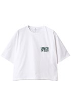 【ランバン オン ブルー/LANVIN en Bleu】のワンポイントロゴTシャツ 人気、トレンドファッション・服の通販 founy(ファニー) ファッション Fashion レディースファッション WOMEN トップス・カットソー Tops/Tshirt シャツ/ブラウス Shirts/Blouses ロング / Tシャツ T-Shirts カットソー Cut and Sewn クロップド Cropped ショート Short スリーブ Sleeve バランス Balance ワイド Wide ワンポイント One Point NEW・新作・新着・新入荷 New Arrivals thumbnail オフ|ID: prp329100003990626 ipo3291000000030864655