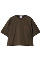 【ランバン オン ブルー/LANVIN en Bleu】のワンポイントロゴTシャツ 人気、トレンドファッション・服の通販 founy(ファニー) ファッション Fashion レディースファッション Fashion for Women トップス・カットソー Cut & Sew Tops シャツ・ブラウス・オフィスカジュアル Elegant Blouses & Button-Ups ロングTシャツ・Tシャツ Longline T-Shirts & Tees カットソー・ベーシックTシャツ Cut-and-Sewn Tops / Stretch Tees & Basics クロップド Cropped, Short Length ショート Short, Short Length スリーブ Sleeve, Long Sleeve / Short Sleeve バランス Balance, Style Balance ワイド Wide, Wide Fit ワンポイント One Point, Statement Accent |ID:prp329100003990626