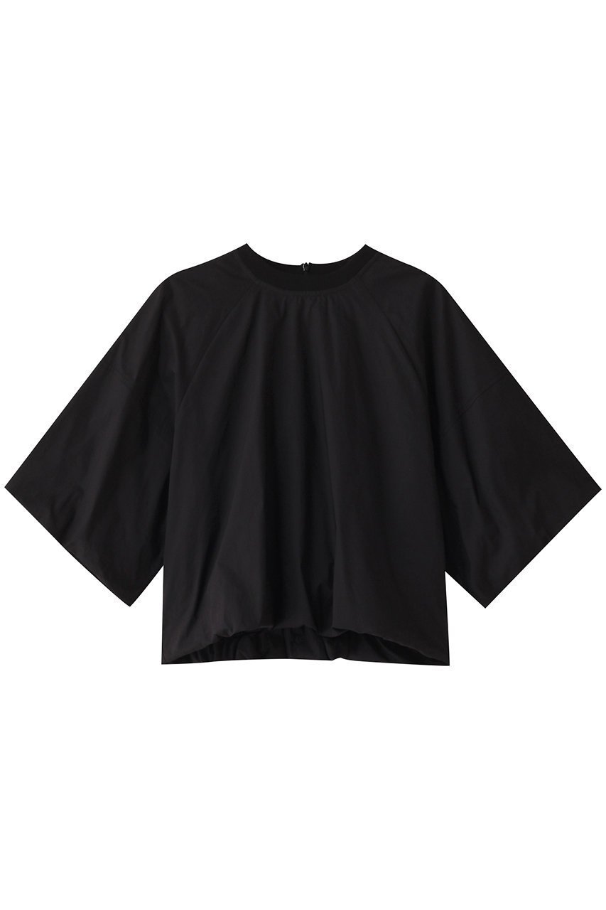 【マノフ/MANOF】のPUFF SLEEVE TOPS/トップス インテリア・キッズ・メンズ・レディースファッション・服の通販 founy(ファニー) 　ファッション　Fashion　レディースファッション　WOMEN　トップス・カットソー　Tops/Tshirt　シャツ/ブラウス　Shirts/Blouses　コンパクト　Compact　ショート　Short　スリーブ　Sleeve　トレンド　Trend　バランス　Balance　フェミニン　Feminine　BLACK|ID: prp329100003990640 ipo3291000000027745687