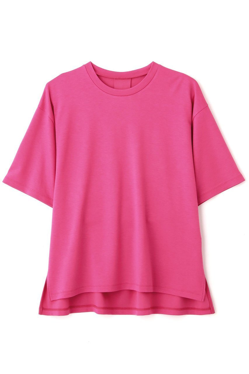 【アドーア/ADORE】のハイブリッドポンチカットソー インテリア・キッズ・メンズ・レディースファッション・服の通販 founy(ファニー) 　ファッション　Fashion　レディースファッション　Fashion for Women　トップス・カットソー　Cut & Sew Tops　シャツ・ブラウス・オフィスカジュアル　Elegant Blouses & Button-Ups　ロングTシャツ・Tシャツ　Longline T-Shirts & Tees　カットソー・ベーシックTシャツ　Cut-and-Sewn Tops / Stretch Tees & Basics　インナー　Innerwear　カットソー　Cut and Sewn Top　ショート　Short, Short Length　シルケット　Silket, Silky Cotton　シンプル　Simple, Minimal　スリーブ　Sleeve, Long Sleeve / Short Sleeve　エレガント 上品　Elegant　ピンク|ID: prp329100003990648 ipo3291000000032989415