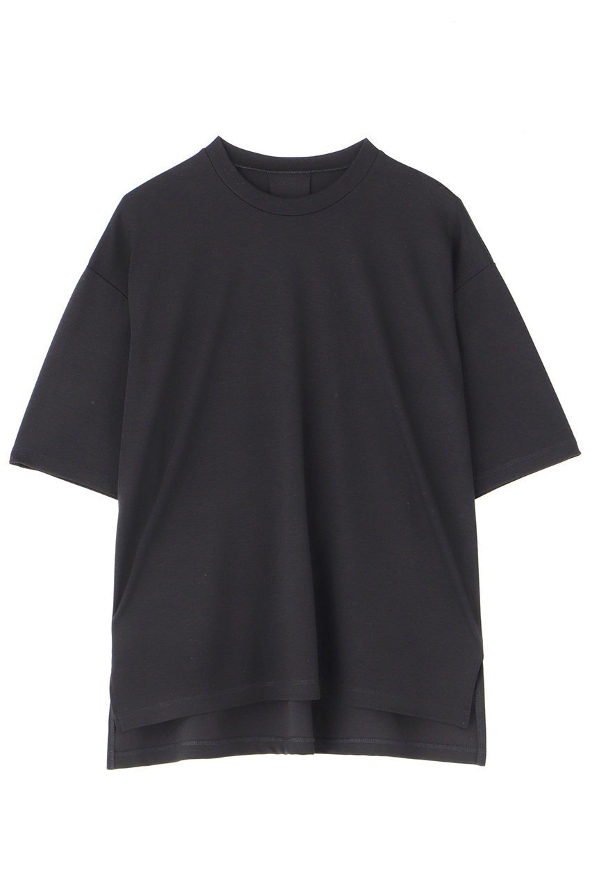 【アドーア/ADORE】のハイブリッドポンチカットソー インテリア・キッズ・メンズ・レディースファッション・服の通販 founy(ファニー) 　ファッション　Fashion　レディースファッション　Fashion for Women　トップス・カットソー　Cut & Sew Tops　シャツ・ブラウス・オフィスカジュアル　Elegant Blouses & Button-Ups　ロングTシャツ・Tシャツ　Longline T-Shirts & Tees　カットソー・ベーシックTシャツ　Cut-and-Sewn Tops / Stretch Tees & Basics　インナー　Innerwear　カットソー　Cut and Sewn Top　ショート　Short, Short Length　シルケット　Silket, Silky Cotton　シンプル　Simple, Minimal　スリーブ　Sleeve, Long Sleeve / Short Sleeve　エレガント 上品　Elegant　ブラック|ID: prp329100003990648 ipo3291000000032989416