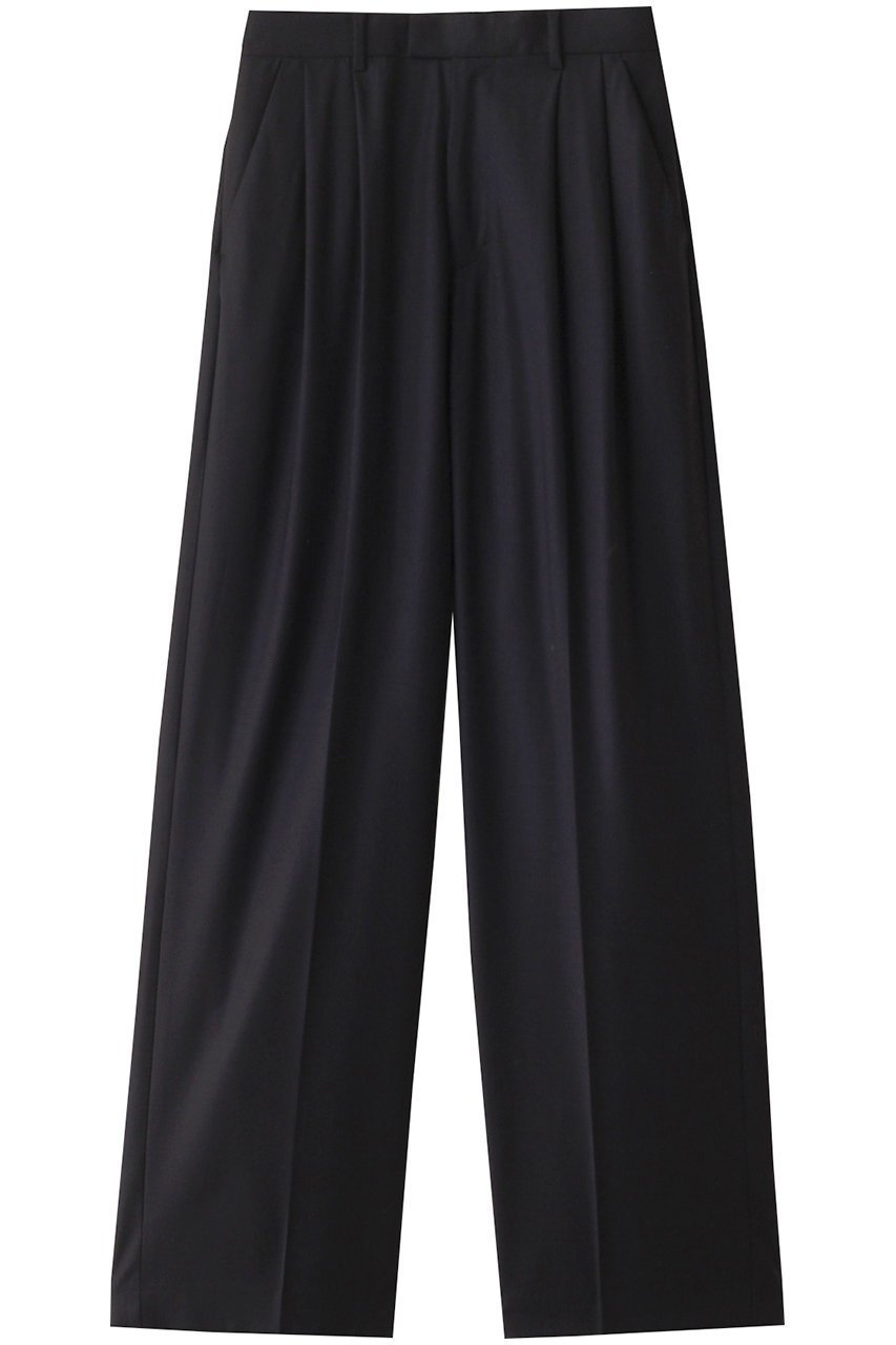 【ウィムガゼット/Whim Gazette】の【Drawing Numbers】センタープレスワイドパンツ インテリア・キッズ・メンズ・レディースファッション・服の通販 founy(ファニー) 　ファッション　Fashion　レディースファッション　Fashion for Women　パンツ　Pants & Trousers　スニーカー　Sneakers, Trainers　センター　Center, Center Line　ワイド　Wide, Wide Fit　エレガント 上品　Elegant　ネイビー|ID: prp329100003990659 ipo3291000000036062777