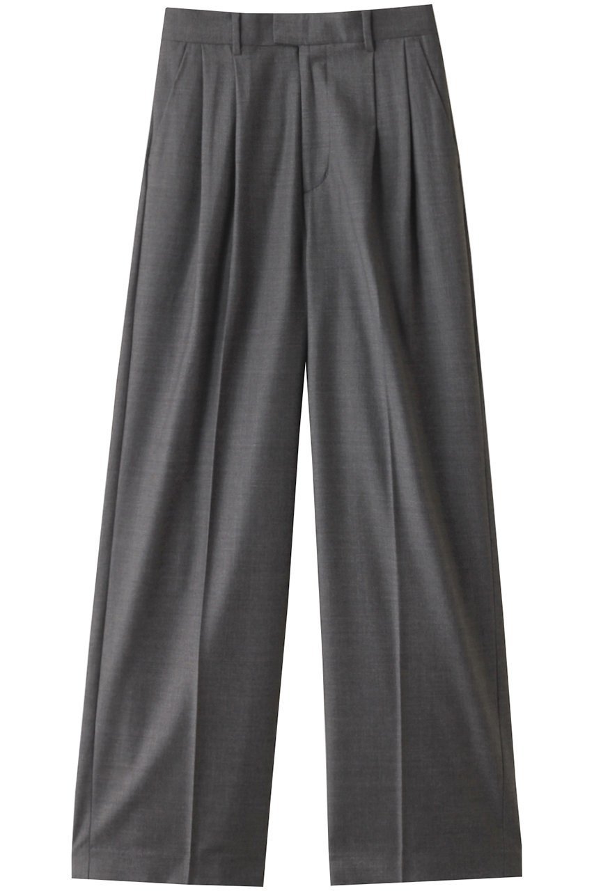 【ウィムガゼット/Whim Gazette】の【Drawing Numbers】センタープレスワイドパンツ インテリア・キッズ・メンズ・レディースファッション・服の通販 founy(ファニー) 　ファッション　Fashion　レディースファッション　Fashion for Women　パンツ　Pants & Trousers　スニーカー　Sneakers, Trainers　センター　Center, Center Line　ワイド　Wide, Wide Fit　エレガント 上品　Elegant　チャコールグレー|ID: prp329100003990659 ipo3291000000036062779