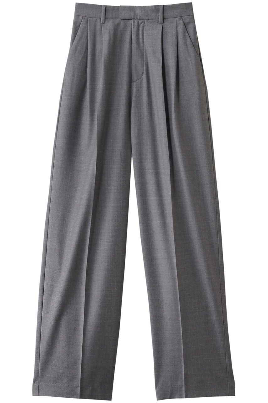 【ウィムガゼット/Whim Gazette】の【Drawing Numbers】センタープレスワイドパンツ インテリア・キッズ・メンズ・レディースファッション・服の通販 founy(ファニー) 　ファッション　Fashion　レディースファッション　Fashion for Women　パンツ　Pants & Trousers　スニーカー　Sneakers, Trainers　センター　Center, Center Line　ワイド　Wide, Wide Fit　エレガント 上品　Elegant　グレー|ID: prp329100003990659 ipo3291000000036062781