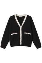 【コルピエロ/Col Pierrot】の【ELLE SHOP限定】バイカラーカーディガン ブラック×ホワイト|ID: prp329100003991878 ipo3291000000036792461