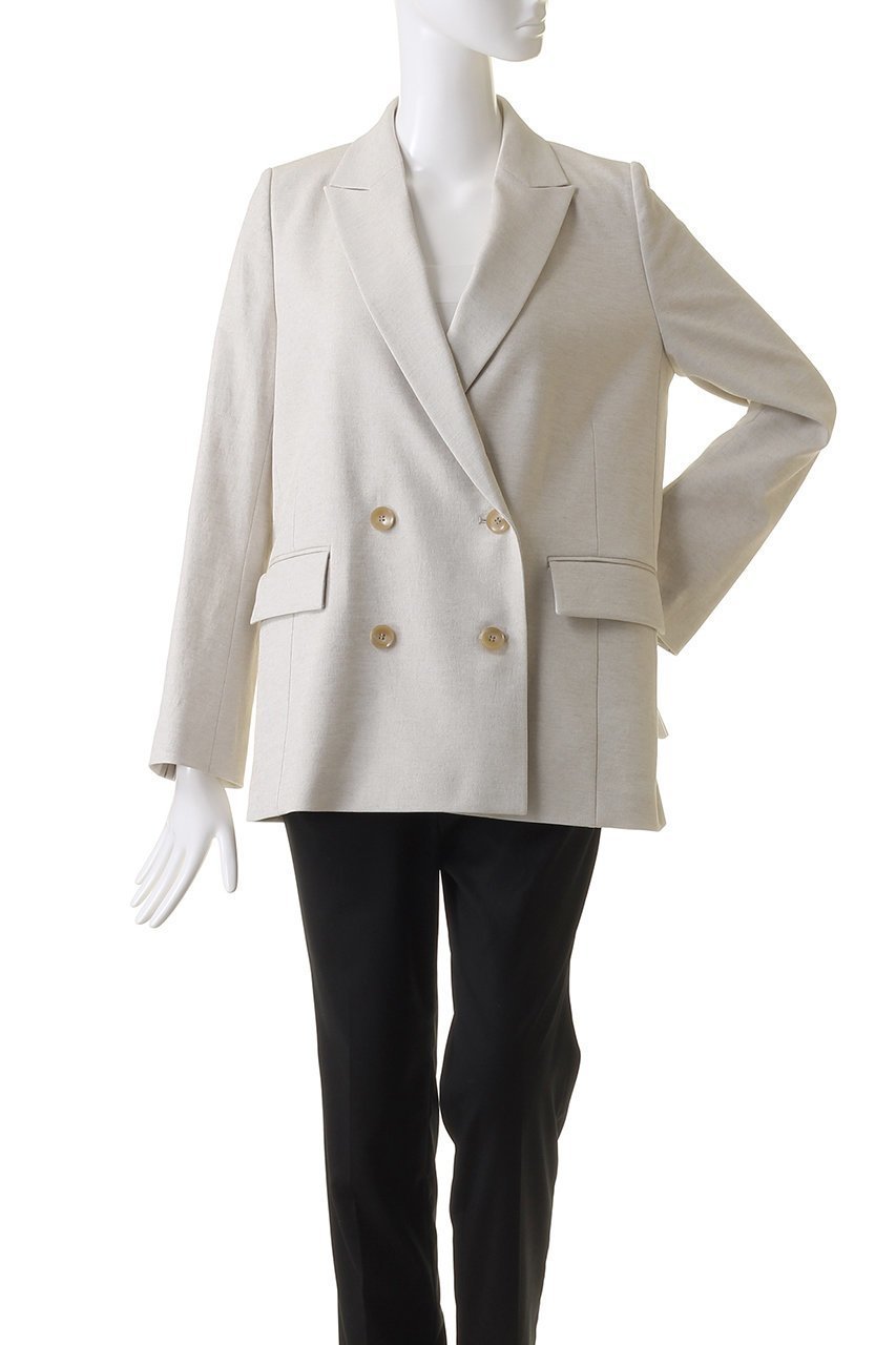 【コルピエロ/Col Pierrot】のドライオックスダブルジャケット 人気、トレンドファッション・服の通販 founy(ファニー) 　ファッション　Fashion　レディースファッション　WOMEN　アウター　Coat Outerwear　ジャケット　Jackets　ジャケット　Jacket　セットアップ　Set Up　ポケット　Pocket　リネン　Linen　夏　Summer　春　Spring　S/S・春夏　Ss・Spring/Summer　other-2|ID: prp329100003991879 ipo3291000000031453357