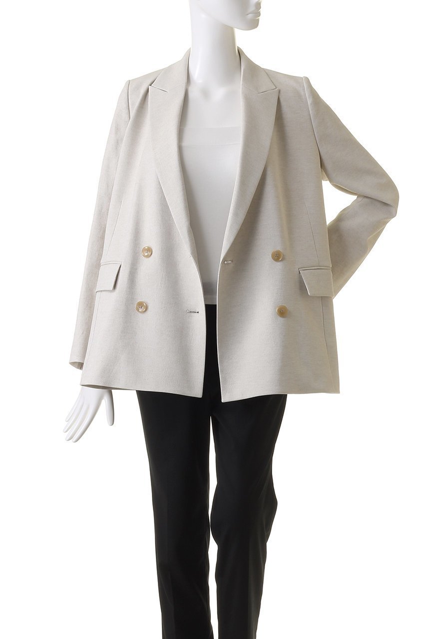 【コルピエロ/Col Pierrot】のドライオックスダブルジャケット 人気、トレンドファッション・服の通販 founy(ファニー) 　ファッション　Fashion　レディースファッション　Fashion for Women　アウター　Coat / Outerwear Collection　レディースジャケット・軽アウター　Jackets　ジャケット　Jacket, Outerwear　セットアップ　Set-Up, Coordinated Outfit　ポケット　Pocket, Pocket Detail　リネン　Linen, Linen Fabric　夏　Summer　春　Spring　S/S・春夏　SS, Spring/Summer, Warm Season　other-7|ID: prp329100003991879 ipo3291000000036223518