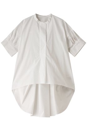 【プレインピープル/PLAIN PEOPLE】のクールマックスストレッチパフスリーブブラウス 人気、トレンドファッション・服の通販 founy(ファニー) ファッション Fashion レディースファッション Fashion for Women トップス・カットソー Cut & Sew Tops シャツ・ブラウス・オフィスカジュアル Elegant Blouses & Button-Ups ショート Short, Short Length スリーブ Sleeve, Long Sleeve / Short Sleeve フレア Flare, Flared フロント Front, Front Design ロング Long, Long-Length 夏 Summer |ID:prp329100003991903