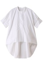 【プレインピープル/PLAIN PEOPLE】のクールマックスストレッチパフスリーブブラウス 人気、トレンドファッション・服の通販 founy(ファニー) ファッション Fashion レディースファッション Fashion for Women トップス・カットソー Cut & Sew Tops シャツ・ブラウス・オフィスカジュアル Elegant Blouses & Button-Ups ショート Short, Short Length スリーブ Sleeve, Long Sleeve / Short Sleeve フレア Flare, Flared フロント Front, Front Design ロング Long, Long-Length 夏 Summer thumbnail ホワイトA|ID: prp329100003991903 ipo3291000000032908769