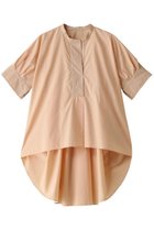 【プレインピープル/PLAIN PEOPLE】のクールマックスストレッチパフスリーブブラウス 人気、トレンドファッション・服の通販 founy(ファニー) ファッション Fashion レディースファッション Fashion for Women トップス・カットソー Cut & Sew Tops シャツ・ブラウス・オフィスカジュアル Elegant Blouses & Button-Ups ショート Short, Short Length スリーブ Sleeve, Long Sleeve / Short Sleeve フレア Flare, Flared フロント Front, Front Design ロング Long, Long-Length 夏 Summer thumbnail ピンクベージュ|ID: prp329100003991903 ipo3291000000032908772