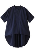 【プレインピープル/PLAIN PEOPLE】のクールマックスストレッチパフスリーブブラウス ネイビー|ID: prp329100003991903 ipo3291000000036400852