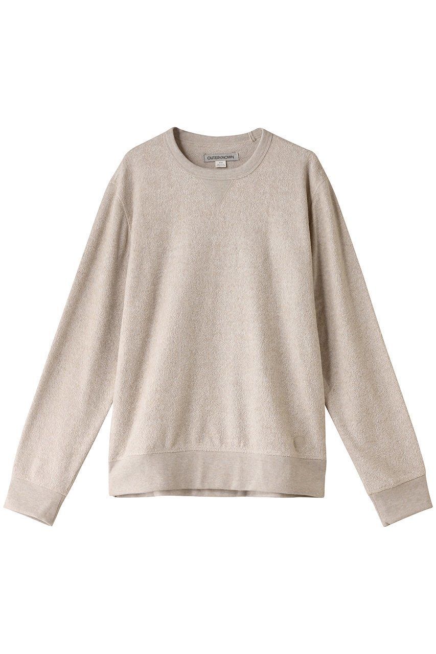 【アウターノウン/OUTERKNOWN / MEN】の【MEN】HIGHTIDE パイルクルーネックプルオーバー インテリア・キッズ・メンズ・レディースファッション・服の通販 founy(ファニー) 　ファッション　Fashion　メンズファッション　Fashion for Men　トップス・カットソー　Cut & Sew Tops　メンズシャツ　Shirts　スリーブ　Sleeve, Long Sleeve / Short Sleeve　ロング　Long, Long-Length　定番　Standard, Basic Item　アイボリー|ID: prp329100003991921 ipo3291000000032933961