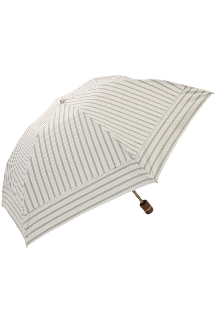【グレイシー/Gracy】のShirts stripe 晴雨兼用日傘 折りたたみ傘 ミニ インテリア・キッズ・メンズ・レディースファッション・服の通販 founy(ファニー) 　ファッション　Fashion　レディースファッション　Fashion for Women　トップス・カットソー　Cut & Sew Tops　シャツ・ブラウス・オフィスカジュアル　Elegant Blouses & Button-Ups　レイングッズ・傘・晴雨兼用傘　Umbrellas & Rain Gear　ウッド　Wooden Design　ストライプ　Stripe, Striped Pattern　ハンカチ　Handkerchief, Hanky　レース　Lace, Lace Fabric　傘　Umbrella, Parasol　夏　Summer　日傘　Parasol, UV Umbrella　春　Spring　S/S・春夏　SS, Spring/Summer, Warm Season　時計　Watch, Wristwatch　サンドベージュ|ID: prp329100003991925 ipo3291000000032845703