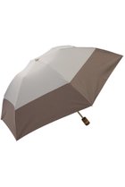 【グレイシー/Gracy】の晴雨兼用楽ミニ傘 Tender bicolor ぺブル×ディープトープ|ID: prp329100003991927 ipo3291000000032840987