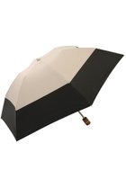 【グレイシー/Gracy】の晴雨兼用楽ミニ傘 Tender bicolor ウォームサンド×ブラック|ID: prp329100003991927 ipo3291000000032840992