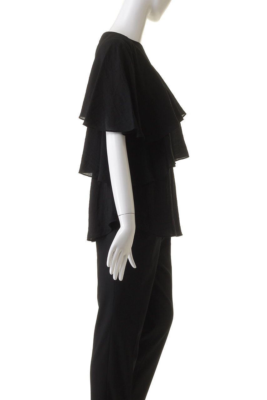 【デパリエ/DEPAREILLE】のフレアブラウス 人気、トレンドファッション・服の通販 founy(ファニー) 　ファッション　Fashion　レディースファッション　Fashion for Women　トップス・カットソー　Cut & Sew Tops　シャツ・ブラウス・オフィスカジュアル　Elegant Blouses & Button-Ups　おすすめ　Recommended / Our Picks　シアー　Sheer, See-Through　ショート　Short, Short Length　スリーブ　Sleeve, Long Sleeve / Short Sleeve　ティアード　Tiered, Tiered Style　フレア　Flare, Flared　ラッフル　Ruffle, Frill　other-3|ID: prp329100003991928 ipo3291000000032890278