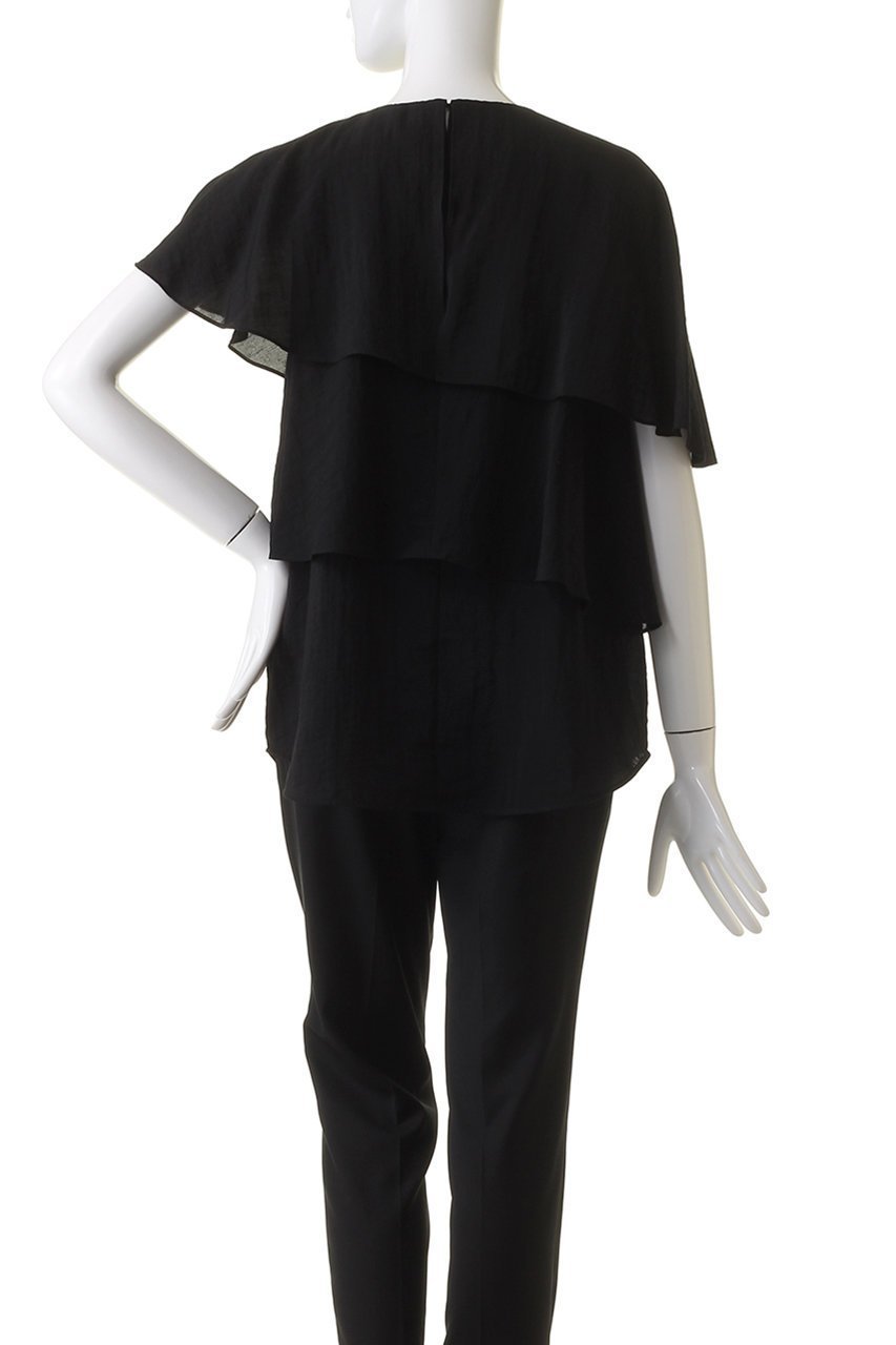 【デパリエ/DEPAREILLE】のフレアブラウス 人気、トレンドファッション・服の通販 founy(ファニー) 　ファッション　Fashion　レディースファッション　Fashion for Women　トップス・カットソー　Cut & Sew Tops　シャツ・ブラウス・オフィスカジュアル　Elegant Blouses & Button-Ups　おすすめ　Recommended / Our Picks　シアー　Sheer, See-Through　ショート　Short, Short Length　スリーブ　Sleeve, Long Sleeve / Short Sleeve　ティアード　Tiered, Tiered Style　フレア　Flare, Flared　ラッフル　Ruffle, Frill　other-4|ID: prp329100003991928 ipo3291000000032890281