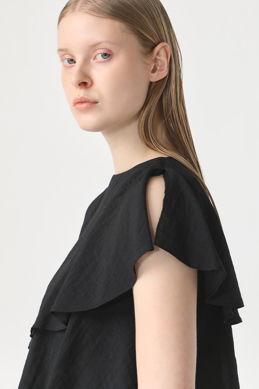 【デパリエ/DEPAREILLE】のフレアブラウス 人気、トレンドファッション・服の通販 founy(ファニー) 　ファッション　Fashion　レディースファッション　Fashion for Women　トップス・カットソー　Cut & Sew Tops　シャツ・ブラウス・オフィスカジュアル　Elegant Blouses & Button-Ups　おすすめ　Recommended / Our Picks　シアー　Sheer, See-Through　ショート　Short, Short Length　スリーブ　Sleeve, Long Sleeve / Short Sleeve　ティアード　Tiered, Tiered Style　フレア　Flare, Flared　ラッフル　Ruffle, Frill　other-7|ID: prp329100003991928 ipo3291000000032890291
