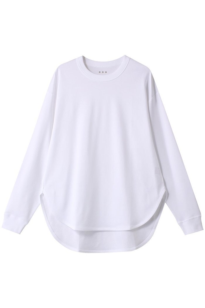 【スリー ドッツ/three dots】のオートコットン スムース ロングスリーブ インテリア・キッズ・メンズ・レディースファッション・服の通販 founy(ファニー) https://founy.com/ ファッション Fashion レディースファッション Fashion for Women トップス・カットソー Cut & Sew Tops シャツ・ブラウス・オフィスカジュアル Elegant Blouses & Button-Ups ロングTシャツ・Tシャツ Longline T-Shirts & Tees カットソー・ベーシックTシャツ Cut-and-Sewn Tops / Stretch Tees & Basics なめらか Smooth, Silky Texture シンプル Simple, Minimal スリット Slit, Slit Detail スリーブ Sleeve, Long Sleeve / Short Sleeve ロング Long, Long-Length 長袖 Long Sleeve, Full Sleeve |ID: prp329100003992977 ipo3291000000032891822