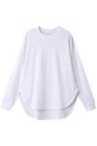 【スリー ドッツ/three dots】のオートコットン スムース ロングスリーブ ホワイト|ID: prp329100003992977 ipo3291000000032891826