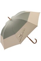 【グレイシー/Gracy】のTender bicolor 晴雨兼用日傘 ショート長傘 セージ×ウォームサンド|ID: prp329100003993841 ipo3291000000026390481