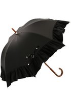 【グレイシー/Gracy】のPeplum Frill 晴雨兼用日傘 ショート長傘 ブラック|ID:prp329100003993847