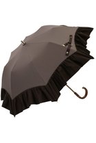 【グレイシー/Gracy】のPeplum Frill 晴雨兼用日傘 2段折りたたみ傘 ディープトープ|ID:prp329100003993850