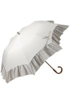 【グレイシー/Gracy】のPeplum Frill 晴雨兼用日傘 2段折りたたみ傘 人気、トレンドファッション・服の通販 founy(ファニー) ファッション Fashion レディースファッション Fashion for Women レイングッズ・傘・晴雨兼用傘 Umbrellas & Rain Gear ウッド Wooden Design コンパクト Compact, Small Size ハンカチ Handkerchief, Hanky フリル Frill, Ruffle 傘 Umbrella, Parasol 再入荷 Restock / Back in Stock 旅行 Travel 日傘 Parasol, UV Umbrella 時計 Watch, Wristwatch thumbnail ライトストーン×薄ベージュ|ID: prp329100003993850 ipo3291000000032799993