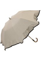【グレイシー/Gracy】のNatural frill 晴雨兼用日傘 3段折りたたみ傘 ブラック|ID:prp329100003993856