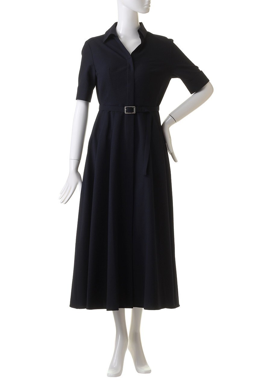 【アルアバイル/allureville】のサッカースキッパーシャツワンピース 人気、トレンドファッション・服の通販 founy(ファニー) 　ファッション　Fashion　レディースファッション　Fashion for Women　ワンピース　Dresses　シャツワンピース / 1枚で着映えコーデ　Shirt Dresses　チュニック　Tunic Tops & Dresses　コンパクト　Compact, Small Size　サッカー　Seersucker, Summer Fabric　スキッパー　Skipper, Open Collar　チュニック　Tunic, Long Top　バランス　Balance, Style Balance　フィット　Fit, Slim Fit　フレア　Flare, Flared　ロング　Long, Long-Length　エレガント 上品　Elegant　吸水　Absorbent, Quick-Dry　other-2|ID: prp329100003995118 ipo3291000000032898226