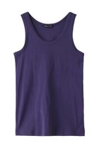【ミズイロ インド/mizuiro ind】のrib knit tank top トップ purple|ID:prp329100003995119