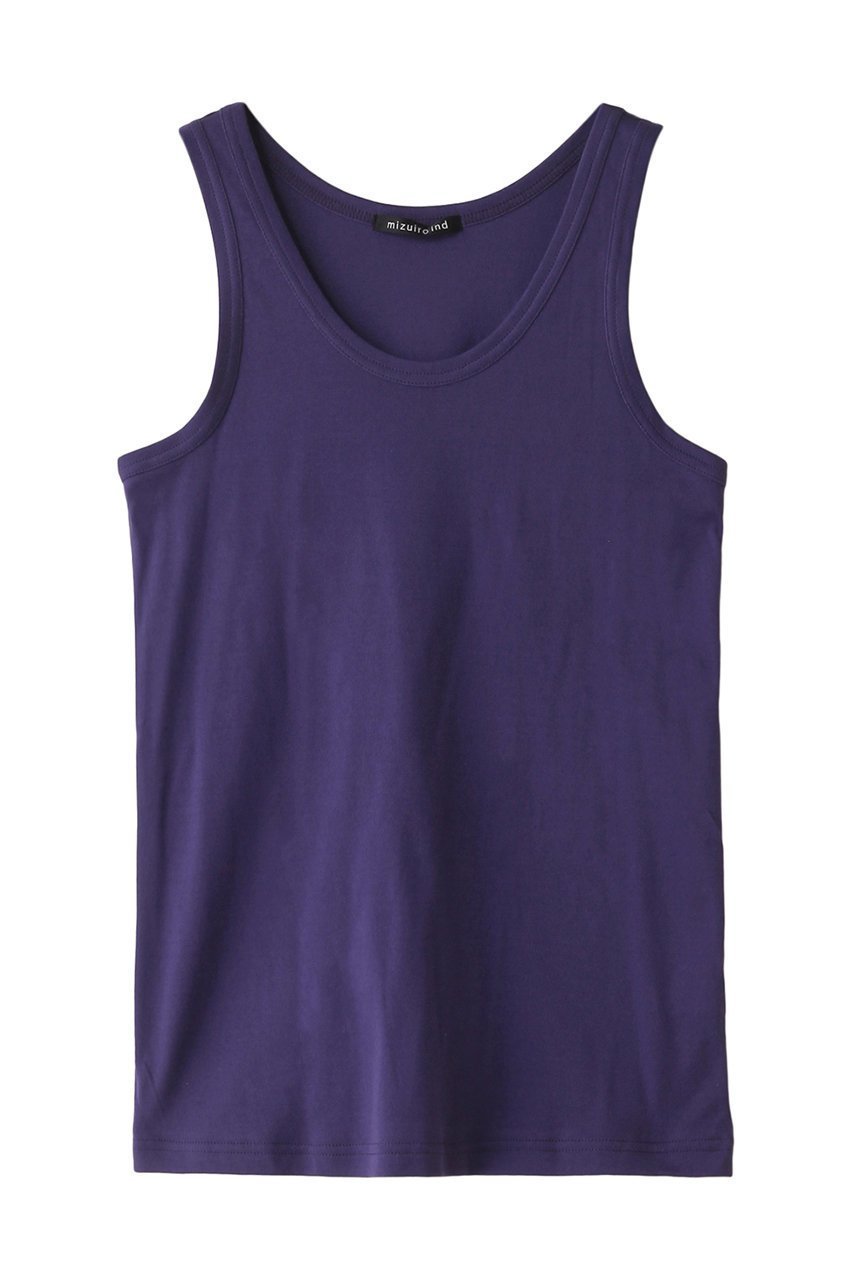 【ミズイロ インド/mizuiro ind】のrib knit tank top トップ インテリア・キッズ・メンズ・レディースファッション・服の通販 founy(ファニー) 　ファッション　Fashion　レディースファッション　WOMEN　トップス・カットソー　Tops/Tshirt　ニット　Knit Tops　キャミソール / ノースリーブ　No Sleeves　シャツ/ブラウス　Shirts/Blouses　ロング / Tシャツ　T-Shirts　カットソー　Cut and Sewn　おすすめ　Recommend　キャミソール　Camisole　シンプル　Simple　タンク　Tank　ネックレス　Necklace　purple|ID: prp329100003995119 ipo3291000000028424997