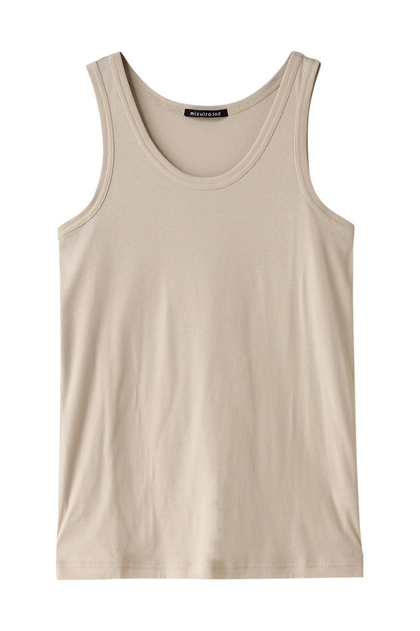 【ミズイロ インド/mizuiro ind】のrib knit tank top トップ インテリア・キッズ・メンズ・レディースファッション・服の通販 founy(ファニー) 　ファッション　Fashion　レディースファッション　Fashion for Women　トップス・カットソー　Cut & Sew Tops　ニット　Knit Tops & Sweaters　キャミソール&ノースリーブ　Camisoles & Sleeveless Tops　シャツ・ブラウス・オフィスカジュアル　Elegant Blouses & Button-Ups　ロングTシャツ・Tシャツ　Longline T-Shirts & Tees　カットソー・ベーシックTシャツ　Cut-and-Sewn Tops / Stretch Tees & Basics　おすすめ　Recommended / Our Picks　キャミソール　Camisole, Spaghetti Strap Top　シンプル　Simple, Minimal　タンク　Tank Top, Sleeveless Top　ネックレス　Necklace, Pendant Necklace　beige|ID: prp329100003995119 ipo3291000000032924953