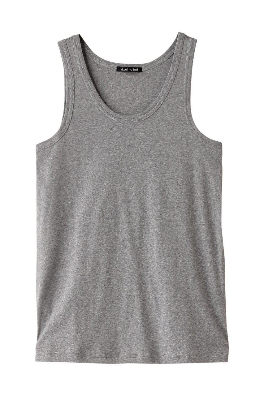 【ミズイロ インド/mizuiro ind】のrib knit tank top トップ インテリア・キッズ・メンズ・レディースファッション・服の通販 founy(ファニー) 　ファッション　Fashion　レディースファッション　Fashion for Women　トップス・カットソー　Cut & Sew Tops　ニット　Knit Tops & Sweaters　キャミソール&ノースリーブ　Camisoles & Sleeveless Tops　シャツ・ブラウス・オフィスカジュアル　Elegant Blouses & Button-Ups　ロングTシャツ・Tシャツ　Longline T-Shirts & Tees　カットソー・ベーシックTシャツ　Cut-and-Sewn Tops / Stretch Tees & Basics　おすすめ　Recommended / Our Picks　キャミソール　Camisole, Spaghetti Strap Top　シンプル　Simple, Minimal　タンク　Tank Top, Sleeveless Top　ネックレス　Necklace, Pendant Necklace　gray|ID: prp329100003995119 ipo3291000000032924982
