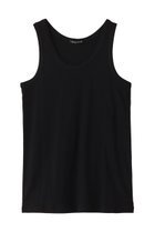 【ミズイロ インド/mizuiro ind】のrib knit tank top トップ black|ID: prp329100003995119 ipo3291000000032924993