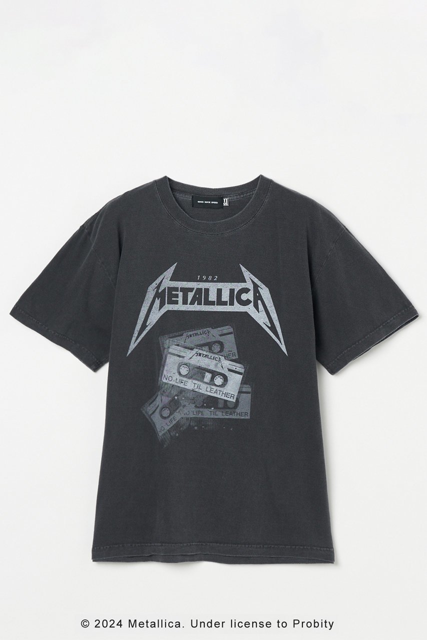【エリオポール/heliopole】の【GOOD ROCK SPEED】GRS METALLICA Tシャツ インテリア・キッズ・メンズ・レディースファッション・服の通販 founy(ファニー) 　ファッション　Fashion　レディースファッション　Fashion for Women　トップス・カットソー　Cut & Sew Tops　シャツ・ブラウス・オフィスカジュアル　Elegant Blouses & Button-Ups　ロングTシャツ・Tシャツ　Longline T-Shirts & Tees　カットソー・ベーシックTシャツ　Cut-and-Sewn Tops / Stretch Tees & Basics　ショート　Short, Short Length　スリーブ　Sleeve, Long Sleeve / Short Sleeve　チャコールグレー|ID: prp329100003995126 ipo3291000000036985528