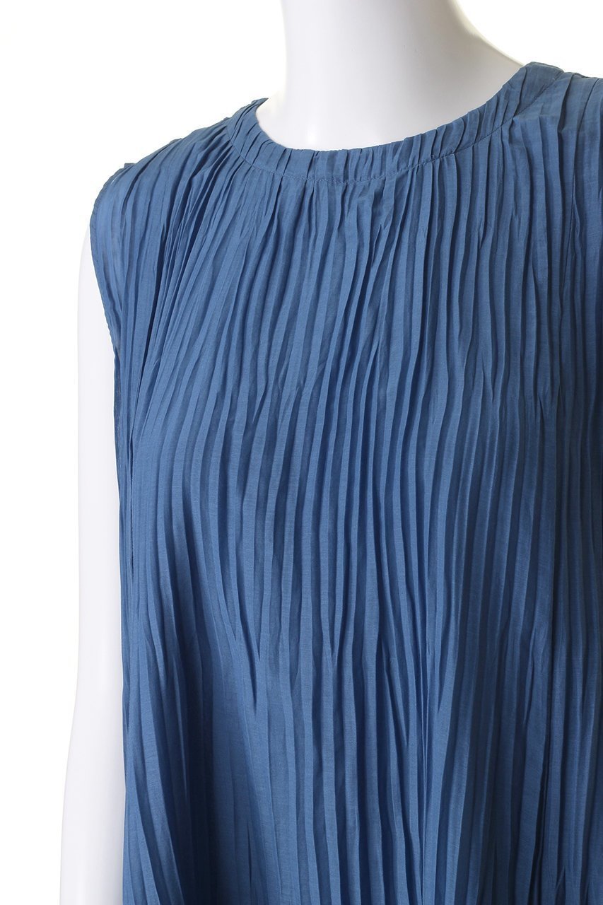 【アナイ/ANAYI】のシルクコットンローンプリーツワンピース 人気、トレンドファッション・服の通販 founy(ファニー) 　ファッション　Fashion　レディースファッション　Fashion for Women　ワンピース　Dresses　チュニック　Tunic Tops & Dresses　おすすめ　Recommended / Our Picks　シルク　Silk, 100% Silk　チュニック　Tunic, Long Top　ノースリーブ　Sleeveless, No-Sleeve　プリーツ　Pleats, Pleated　ランダム　Random, Irregular　ロング　Long, Long-Length　エレガント 上品　Elegant　夏　Summer　other-5|ID: prp329100003995129 ipo3291000000032898170
