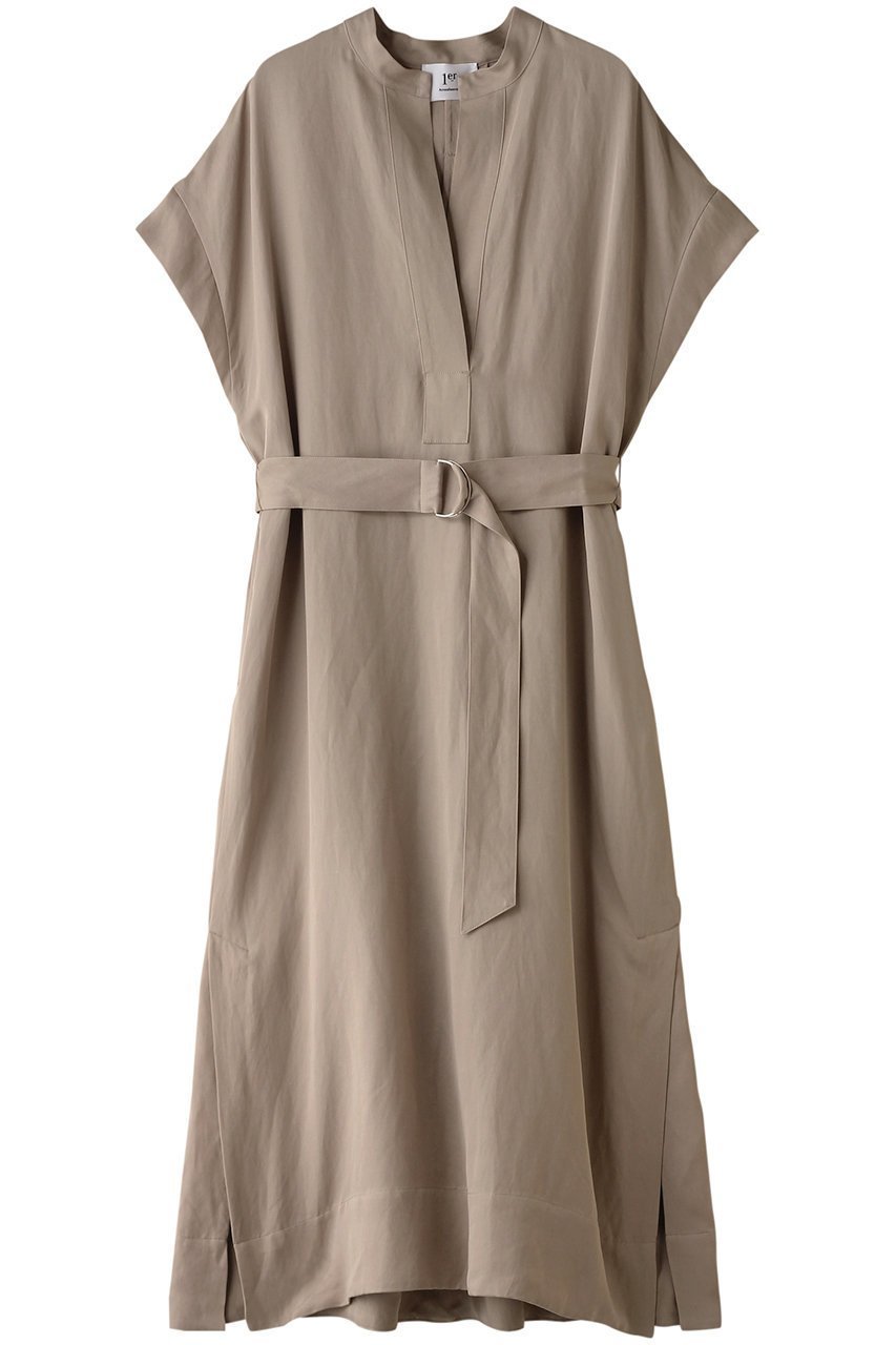 【プルミエ アロンディスモン/1er Arrondissement】のテンセルリネンカフタンワンピース 人気、トレンドファッション・服の通販 founy(ファニー) 　ファッション　Fashion　レディースファッション　Fashion for Women　ワンピース　Dresses　チュニック　Tunic Tops & Dresses　スキッパー　Skipper, Open Collar　チュニック　Tunic, Long Top　ミックス　Mix, Mixed Style　リネン　Linen, Linen Fabric　ロング　Long, Long-Length　エレガント 上品　Elegant　 other-1|ID: prp329100003995134 ipo3291000000036671551