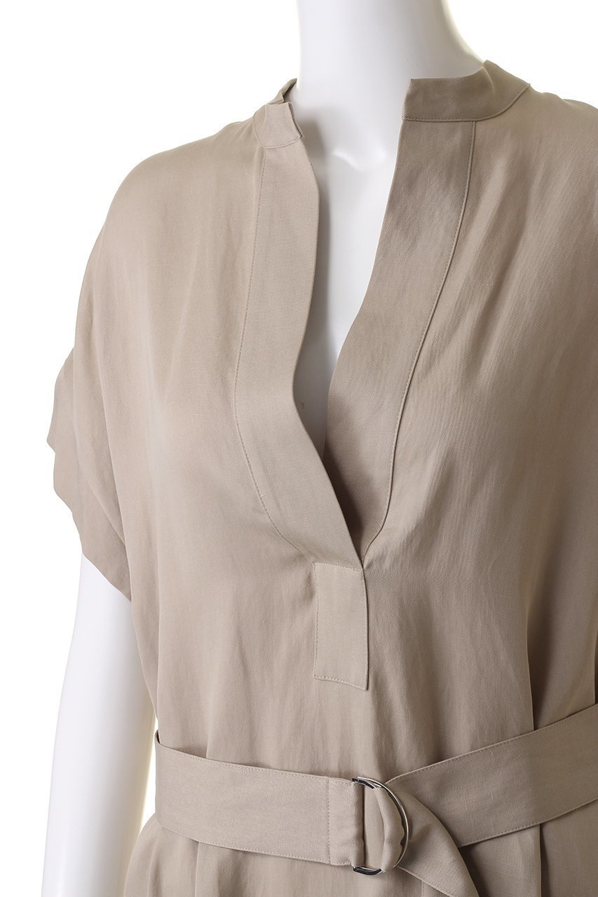 【プルミエ アロンディスモン/1er Arrondissement】のテンセルリネンカフタンワンピース 人気、トレンドファッション・服の通販 founy(ファニー) 　ファッション　Fashion　レディースファッション　Fashion for Women　ワンピース　Dresses　チュニック　Tunic Tops & Dresses　スキッパー　Skipper, Open Collar　チュニック　Tunic, Long Top　ミックス　Mix, Mixed Style　リネン　Linen, Linen Fabric　ロング　Long, Long-Length　エレガント 上品　Elegant　other-5|ID: prp329100003995134 ipo3291000000036671557