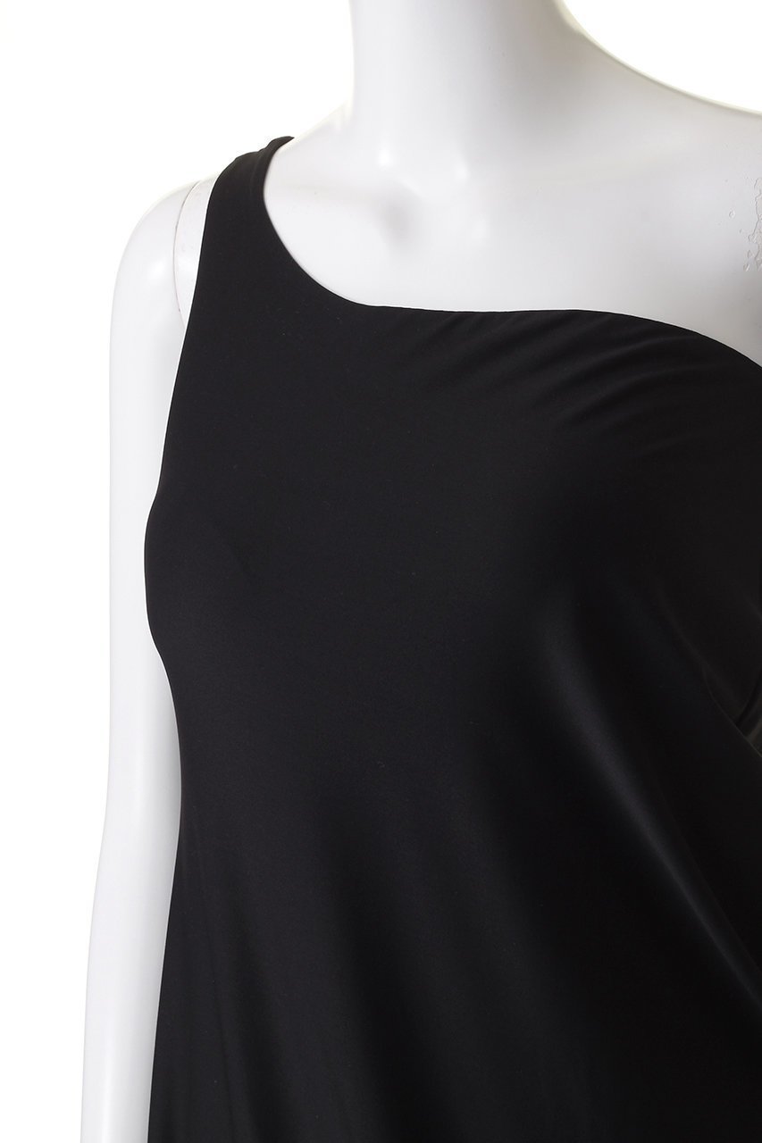 【ル フィル/LE PHIL】のナイロンストレッチワンピース 人気、トレンドファッション・服の通販 founy(ファニー) 　ファッション　Fashion　レディースファッション　Fashion for Women　ワンピース　Dresses　チュニック　Tunic Tops & Dresses　アシンメトリー　Asymmetrical Style　エレガント 上品　Elegant　カッティング　Cutting Detail　チュニック　Tunic, Long Top　ドレープ　Drape, Draping Fabric　ロング　Long, Long-Length　夏　Summer　other-5|ID: prp329100003995141 ipo3291000000032892220