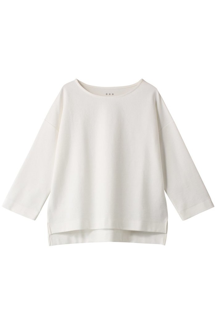 【スリー ドッツ/three dots】のストレッチポンチ ボートネックプルオーバー インテリア・キッズ・メンズ・レディースファッション・服の通販 founy(ファニー) https://founy.com/ ファッション Fashion レディースファッション Fashion for Women トップス・カットソー Cut & Sew Tops シャツ・ブラウス・オフィスカジュアル Elegant Blouses & Button-Ups ロングTシャツ・Tシャツ Longline T-Shirts & Tees カジュアルプルオーバー・ニットトップス Pullovers & Knit Tops / Casual Pullovers カットソー・ベーシックTシャツ Cut-and-Sewn Tops / Stretch Tees & Basics コンパクト Compact, Small Size シンプル Simple, Minimal ストレッチ Stretch, Stretchy Fabric スリーブ Sleeve, Long Sleeve / Short Sleeve ルーズ Loose, Oversized ロング Long, Long-Length |ID: prp329100003995143 ipo3291000000032894310