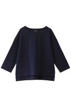 【スリー ドッツ/three dots】のストレッチポンチ ボートネックプルオーバー ナイト アイリス|ID: prp329100003995143 ipo3291000000032894320