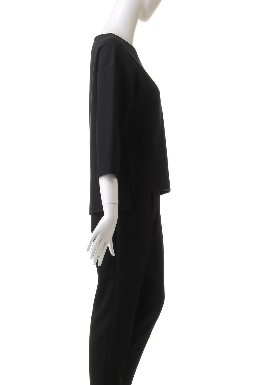 【スリー ドッツ/three dots】のストレッチポンチ ボートネックプルオーバー 人気、トレンドファッション・服の通販 founy(ファニー) 　ファッション　Fashion　レディースファッション　Fashion for Women　トップス・カットソー　Cut & Sew Tops　シャツ・ブラウス・オフィスカジュアル　Elegant Blouses & Button-Ups　ロングTシャツ・Tシャツ　Longline T-Shirts & Tees　カジュアルプルオーバー・ニットトップス　Pullovers & Knit Tops / Casual Pullovers　カットソー・ベーシックTシャツ　Cut-and-Sewn Tops / Stretch Tees & Basics　コンパクト　Compact, Small Size　シンプル　Simple, Minimal　ストレッチ　Stretch, Stretchy Fabric　スリーブ　Sleeve, Long Sleeve / Short Sleeve　ルーズ　Loose, Oversized　ロング　Long, Long-Length　other-3|ID: prp329100003995143 ipo3291000000032894325