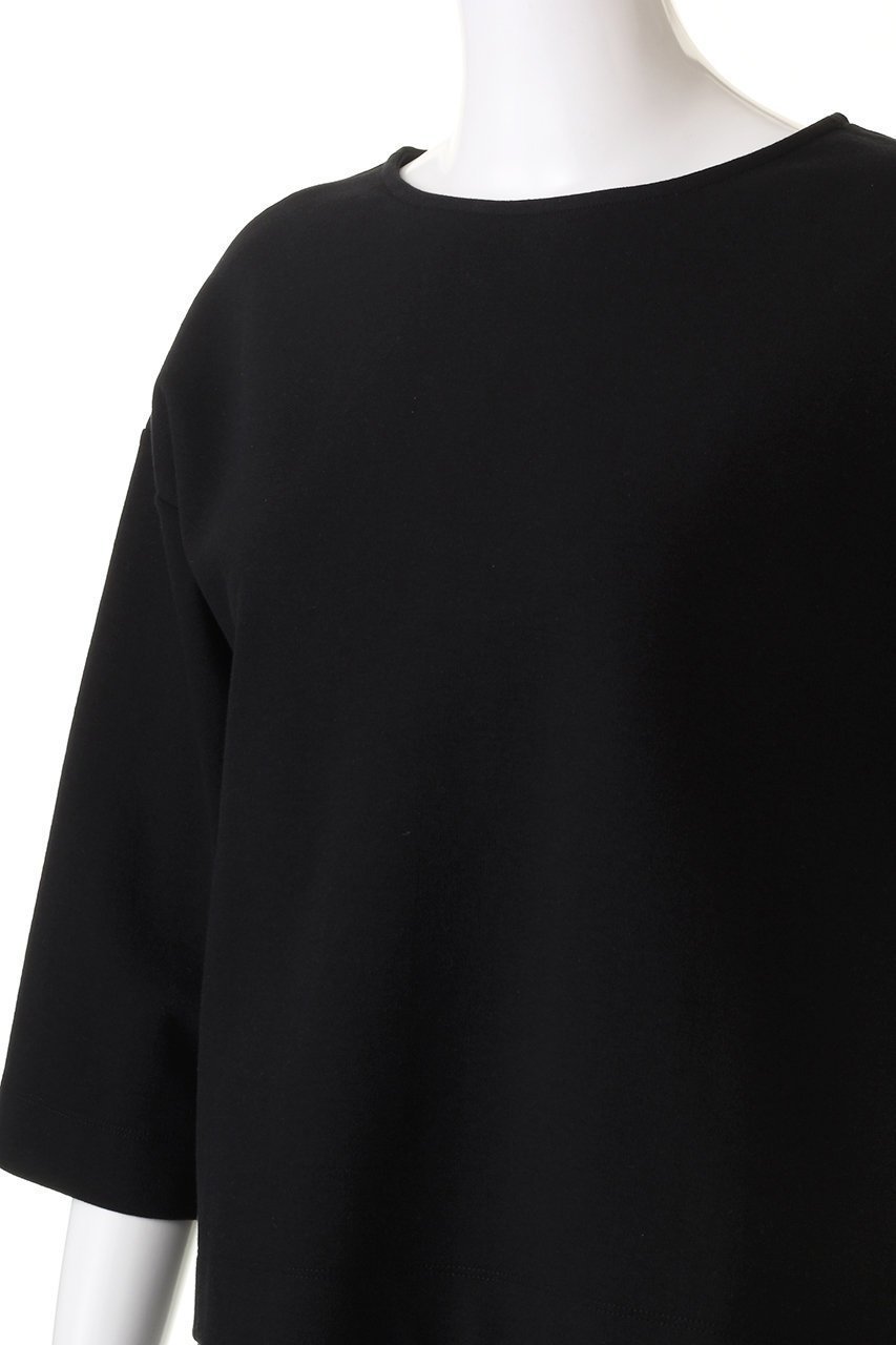 【スリー ドッツ/three dots】のストレッチポンチ ボートネックプルオーバー 人気、トレンドファッション・服の通販 founy(ファニー) 　ファッション　Fashion　レディースファッション　Fashion for Women　トップス・カットソー　Cut & Sew Tops　シャツ・ブラウス・オフィスカジュアル　Elegant Blouses & Button-Ups　ロングTシャツ・Tシャツ　Longline T-Shirts & Tees　カジュアルプルオーバー・ニットトップス　Pullovers & Knit Tops / Casual Pullovers　カットソー・ベーシックTシャツ　Cut-and-Sewn Tops / Stretch Tees & Basics　コンパクト　Compact, Small Size　シンプル　Simple, Minimal　ストレッチ　Stretch, Stretchy Fabric　スリーブ　Sleeve, Long Sleeve / Short Sleeve　ルーズ　Loose, Oversized　ロング　Long, Long-Length　other-5|ID: prp329100003995143 ipo3291000000032894330