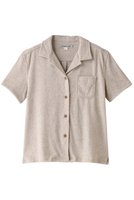 【アウターノウン/OUTERKNOWN】のHIGHTIDE ハーフスリーブパイルシャツ 人気、トレンドファッション・服の通販 founy(ファニー) ファッション Fashion レディースファッション Fashion for Women トップス・カットソー Cut & Sew Tops シャツ・ブラウス・オフィスカジュアル Elegant Blouses & Button-Ups ショート Short, Short Length スリーブ Sleeve, Long Sleeve / Short Sleeve リゾート Resort, Vacation Style |ID:prp329100003995153
